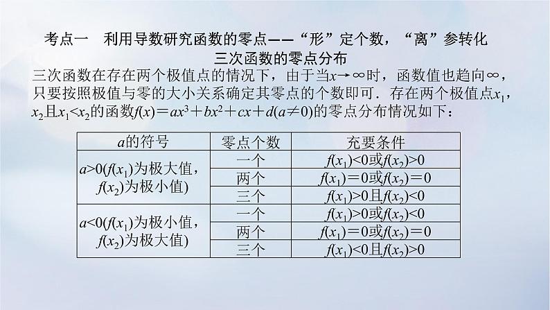 （统考版）2023高考数学二轮专题复习 第三篇 关键能力为重（研重点 保大分）专题六 函数与导数 第4讲　导数的综合应用课件04