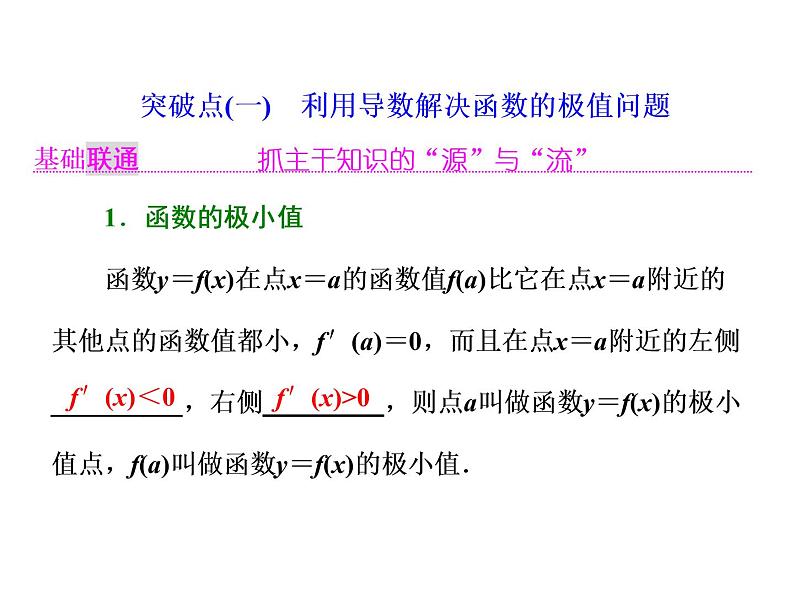 高中数学高考2018高考数学（理）大一轮复习课件：第三章 导数及其应用 第三节 导数与函数的极值、最值02