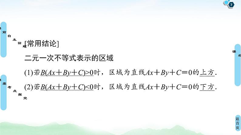 高中数学高考第2节 二元一次不等式(组)与简单的线性规划问题 课件07