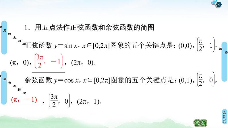 高中数学高考第4节 三角函数的图象与性质 课件练习题04