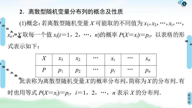 高中数学高考第5节 离散型随机变量及其分布列 课件练习题第5页