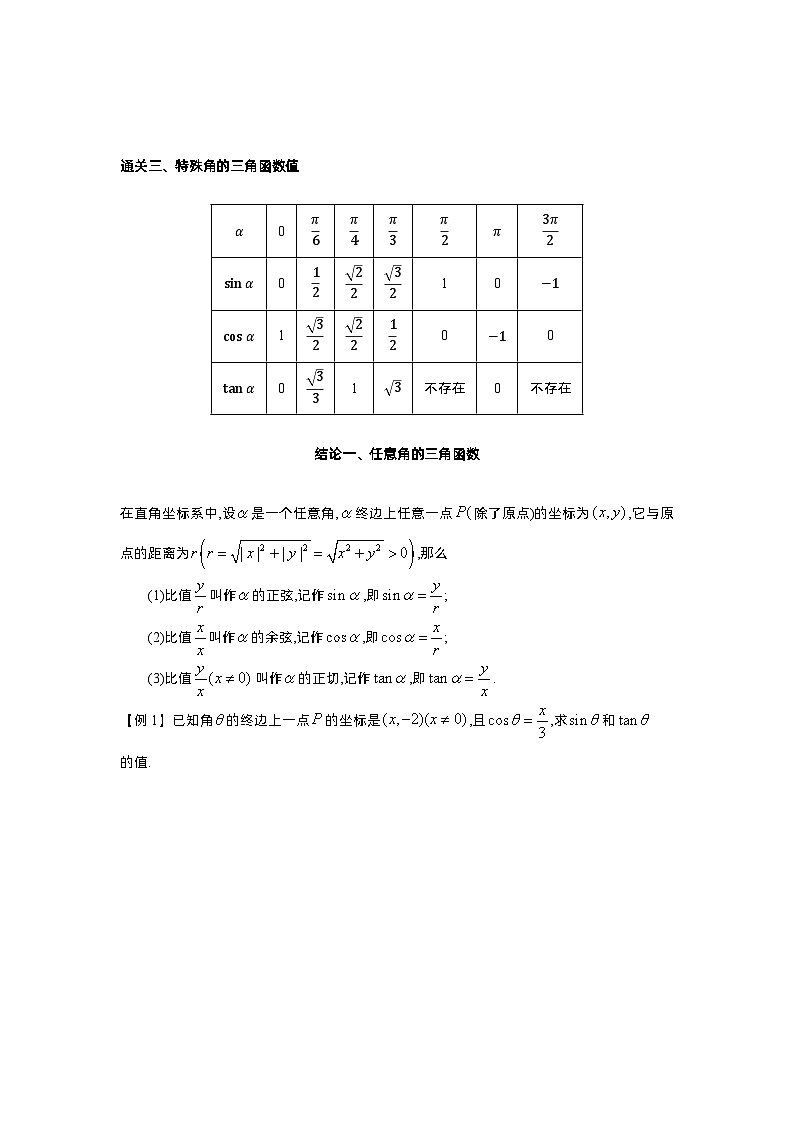 第22讲 同角三角函数关系--2023届高考数学二轮复习经典结论微专题02
