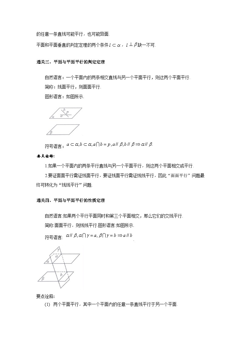 第45讲 空间平行关系-2023届高考数学二轮复习经典结论微专题02