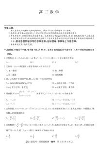 22届九师联盟4月质量检测（新高考）湖北-数学