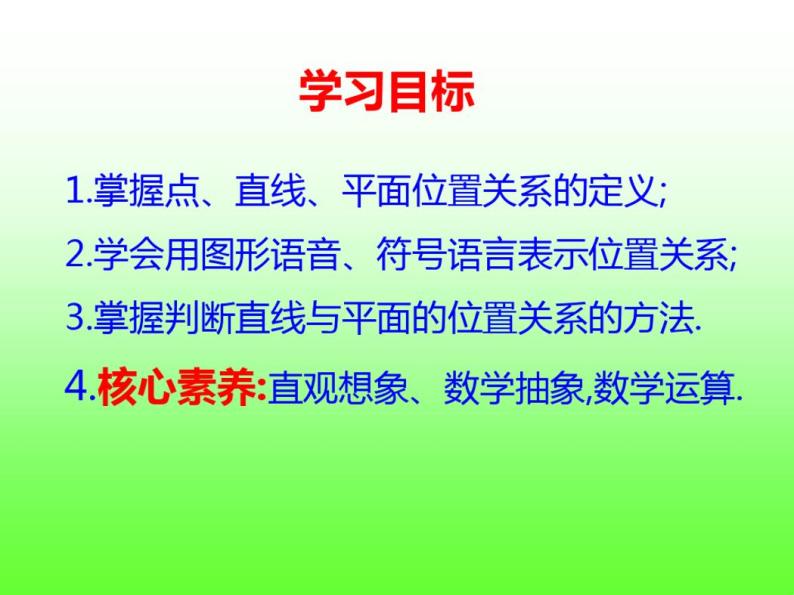 8.4.2空间点、直线、平面之间的位置关系-人教A版(2019)高中数学必修第二册课件02