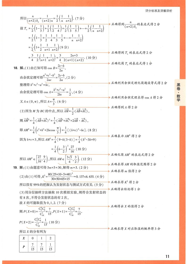 【23押题卷丨黑白卷丨新高考】数学黑卷+白卷及答案解析02