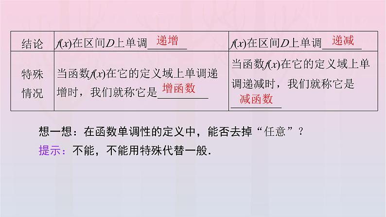 新教材2023年高中数学第3章函数的概念与性质3.2函数的基本性质3.2.1单调性与最大小值第1课时函数的单调性课件新人教A版必修第一册08