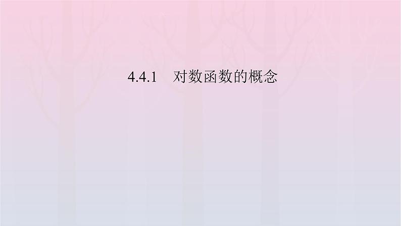 新教材2023年高中数学第4章指数函数与对数函数4.4对数函数4.4.1对数函数的概念课件新人教A版必修第一册04