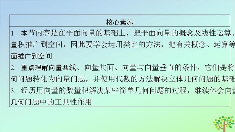 新教材2023年高中数学第3章空间向量与立体几何2空间向量与向量运算课件北师大版选择性必修第一册04