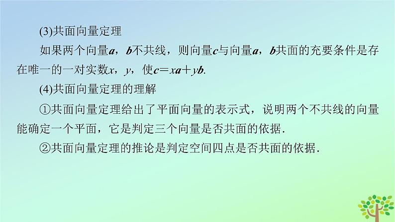 新教材2023年高中数学第3章空间向量与立体几何3空间向量基本定理及向量的直角坐标运算3.1空间向量基本定理课件北师大版选择性必修第一册08