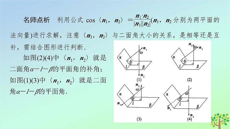 新教材2023年高中数学第3章空间向量与立体几何4向量在立体几何中的应用4.3用向量方法研究立体几何中的度量关系第2课时两个平面所成的角空间中的距离问题课件北师大版选择性必修第一册08