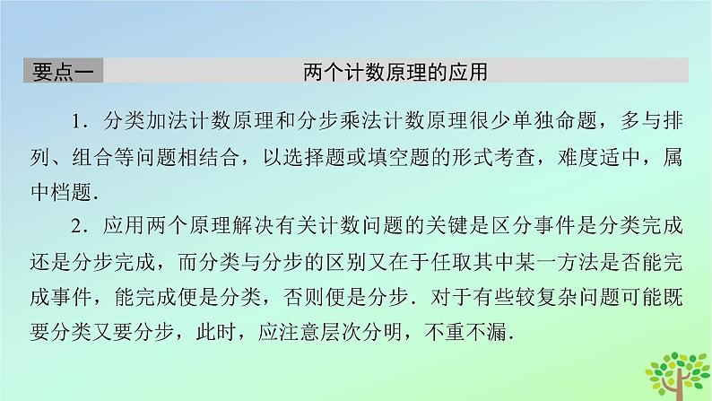 新教材2023年高中数学章末知识梳理5第5章计数原理课件北师大版选择性必修第一册第7页