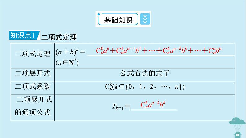 新教材2023年高中数学第六章计数原理6.3二项式定理6.3.1二项式定理课件新人教A版选择性必修第三册第8页