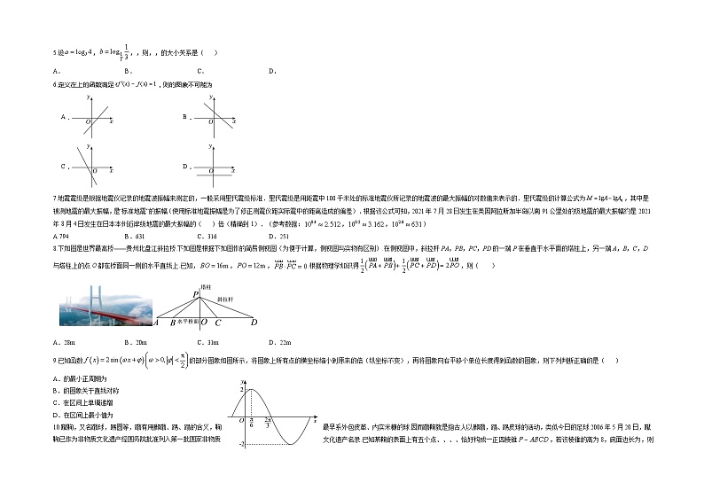 2023年高考数学押题卷02【全国甲卷文科】（考试版）A3第2页