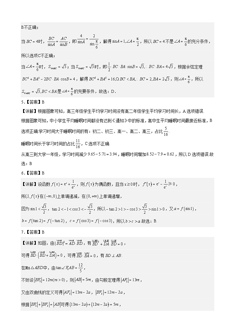 数学（新高考Ⅰ卷B卷）2023年高考第—次模拟考试卷02