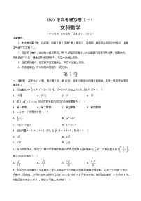 2023年高考数学模拟卷01（原卷版）2023年高考数学压轴题专项训练（全国通用）