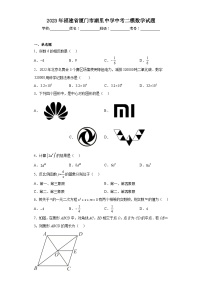 2023年福建省厦门市湖里中学中考二模数学试题（含解析）