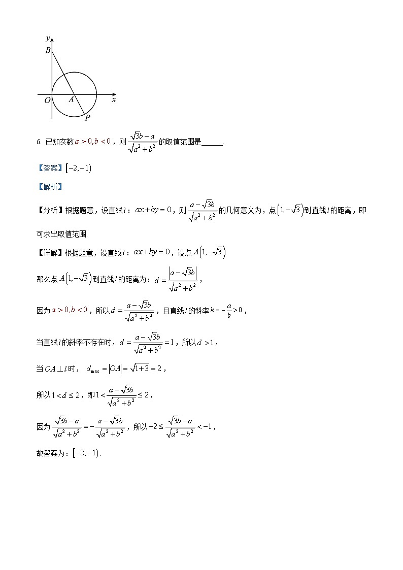 精品解析：上海市交通大学附属中学高二下学期3月卓越考试数学试题（解析版）第3页
