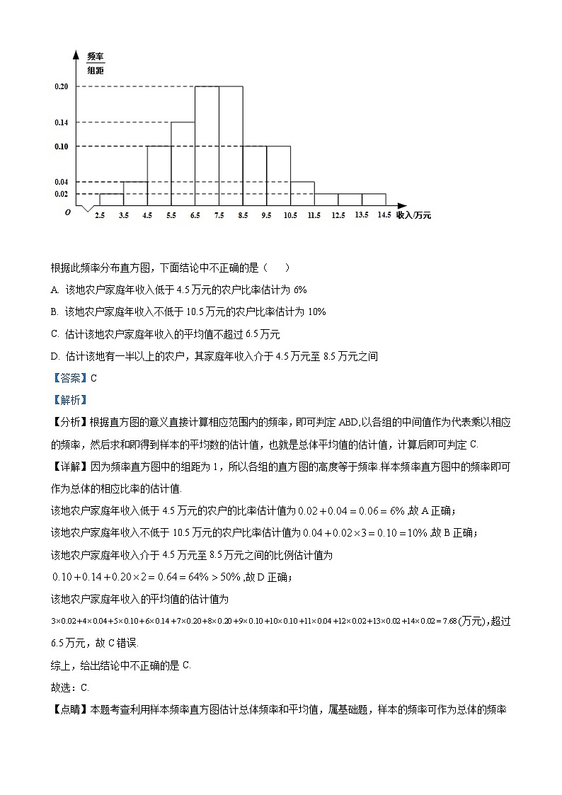 精品解析：2021年全国高考甲卷数学（理）试题（解析版）第2页