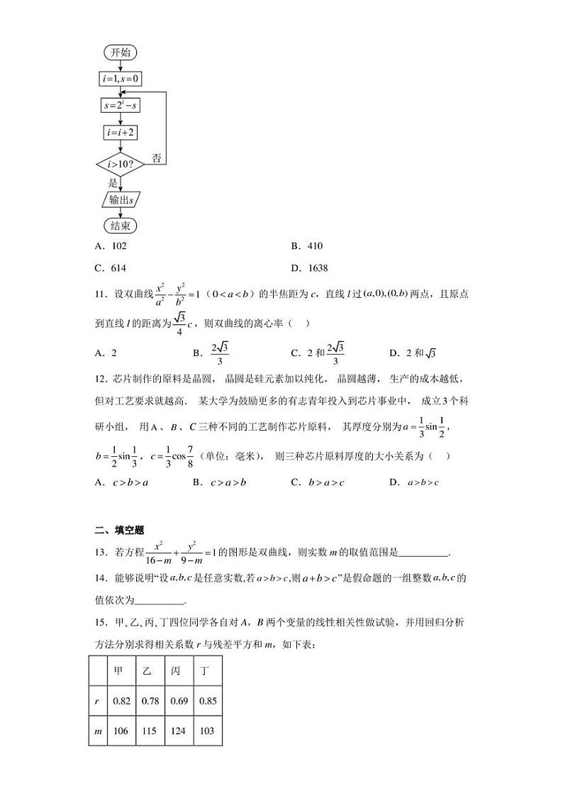 四川省成都市嘉祥教育集团2022-2023学年高二下学期期中监测数学（文）试题03