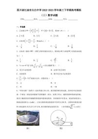 四川省江油市太白中学2022-2023学年高三下学期高考模拟（三）数学试题