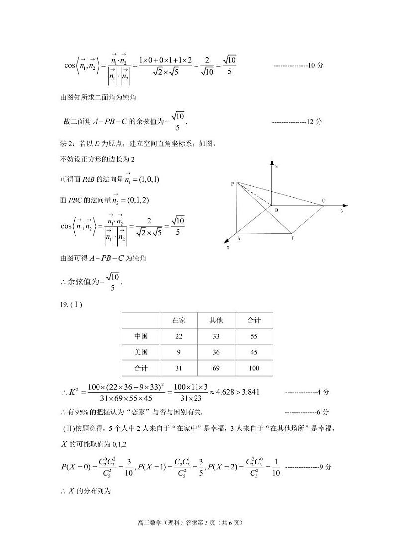 2018届辽宁省沈阳市高三教学质量监测（一）数学理试题（PDF版）03