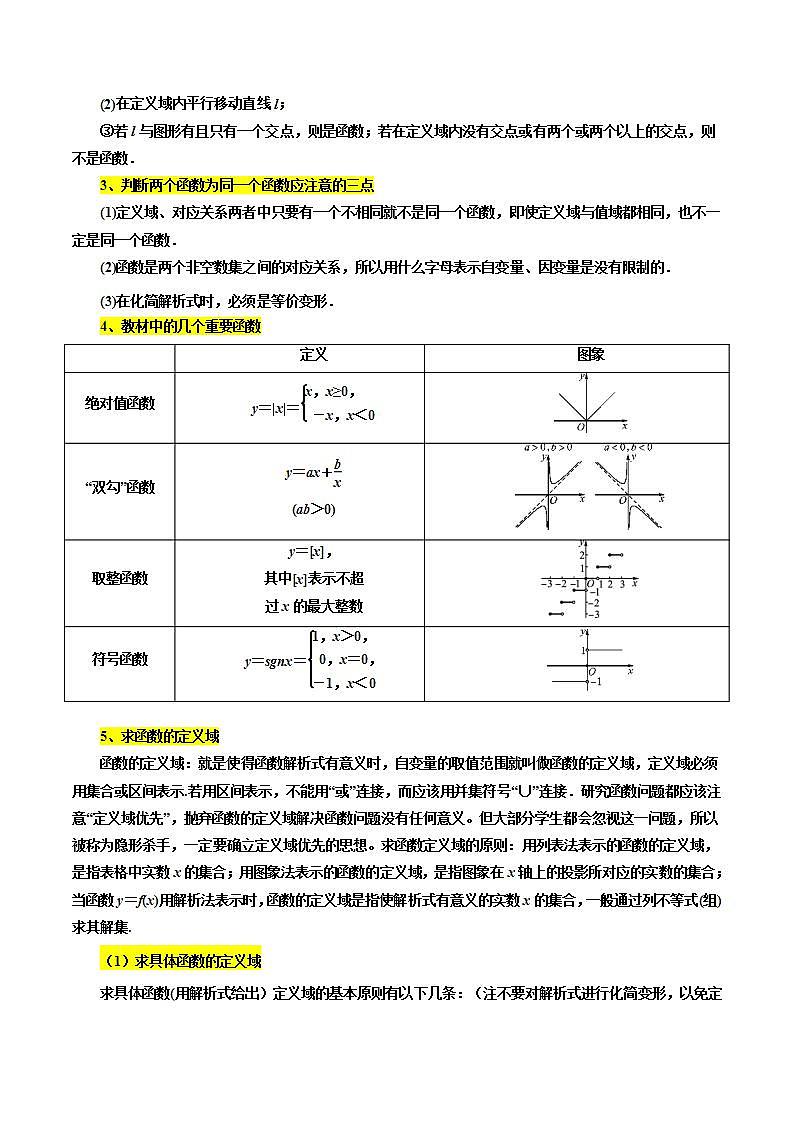 考点06 函数的概念及其表示7种常见考法归类（解析版）第2页