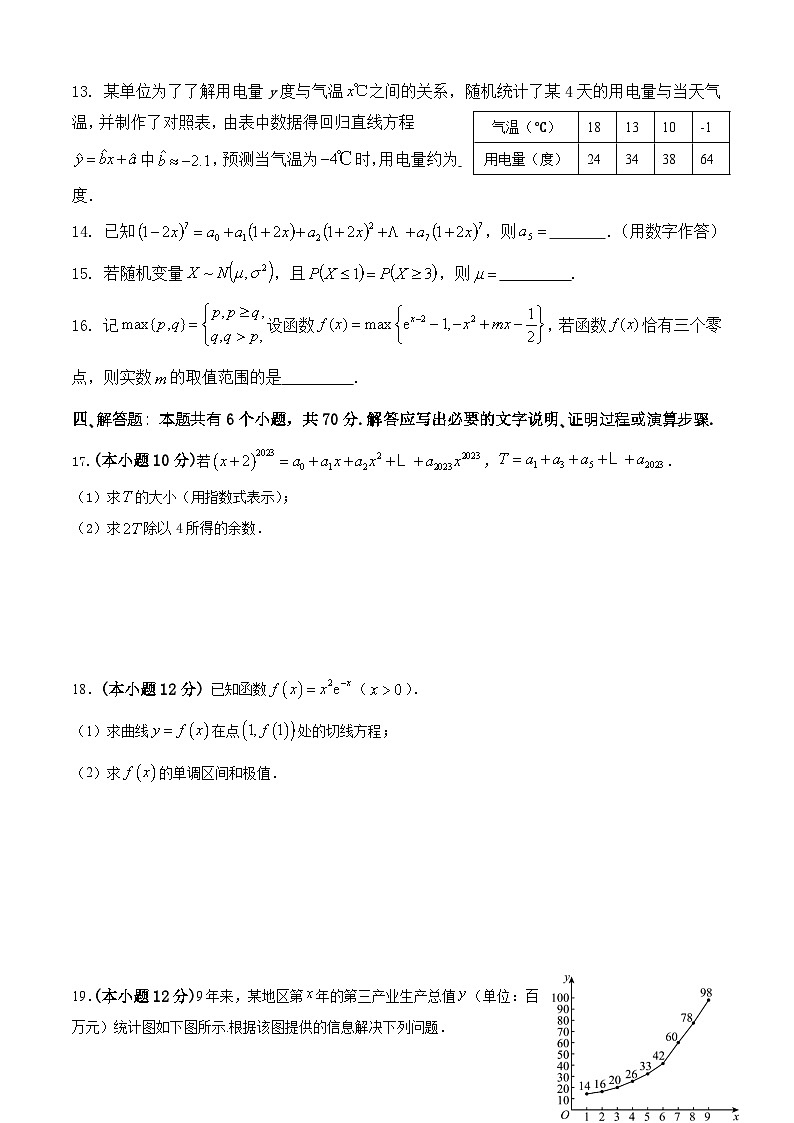 新高考数学联考试卷（原卷版+答案版）第3页