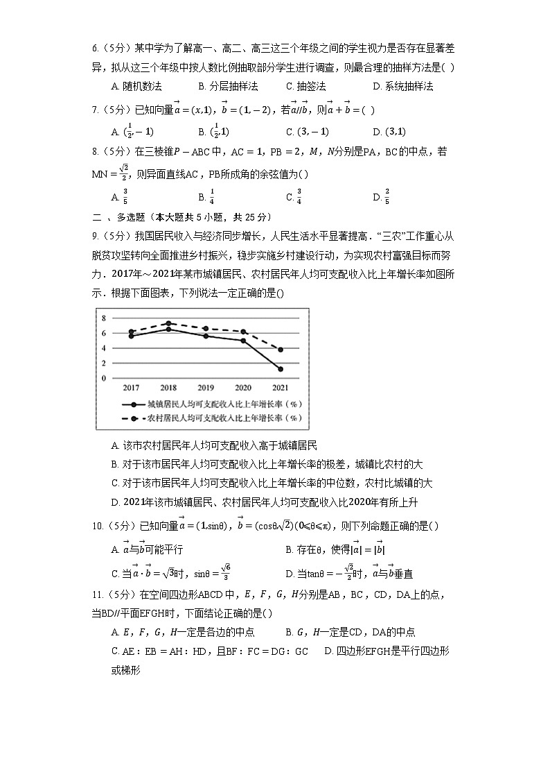 人教A版（2019）数学必修第二册期末素质检测模拟题（学校自测）802