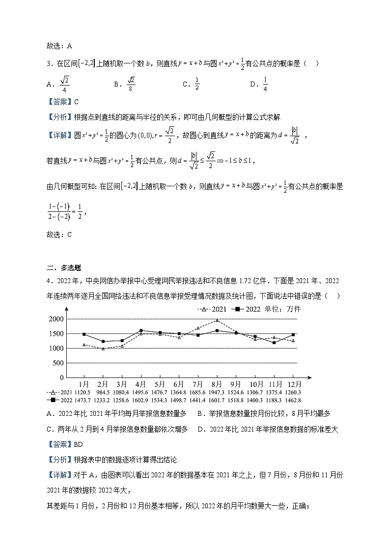 2023届河南省济洛平许高三第四次质量检测数学（理）试题含解析02