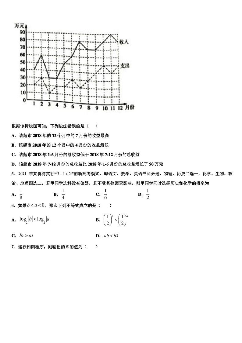 陕西省西安市长安区第一中学2023学年高考冲刺押题(最后一卷)数学试卷(含解析)第2页