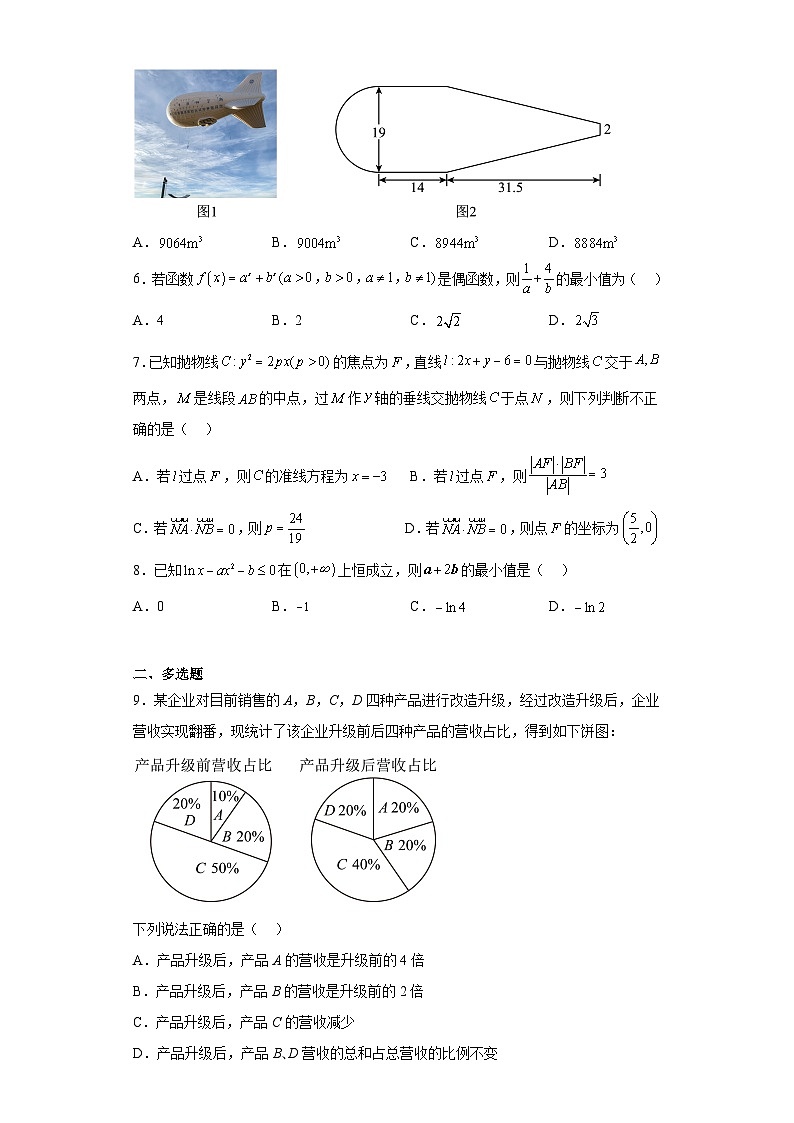 山东省淄博实验中学2023届高三第三次模拟考试数学试题（含答案）02