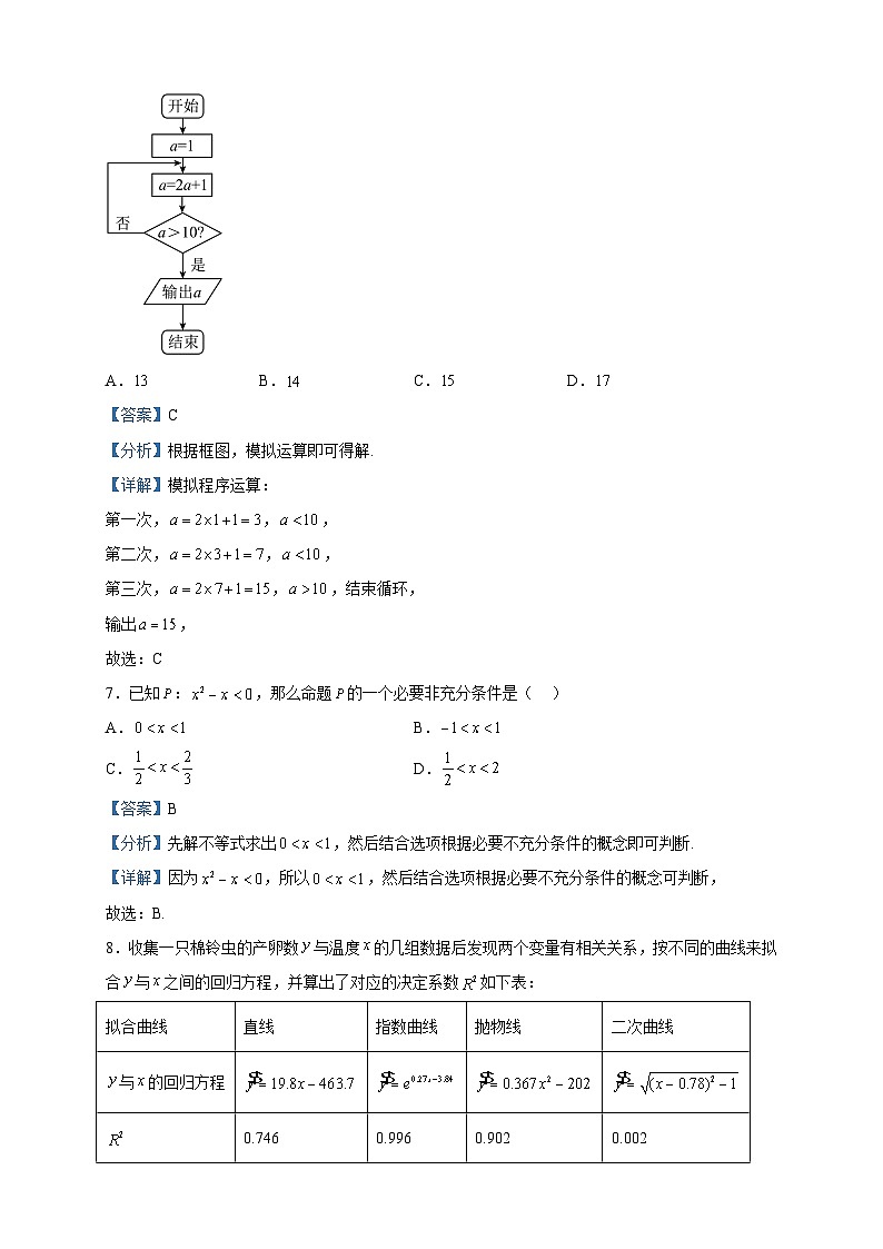 2022-2023学年四川省成都市城厢中学校高二下学期期中考试数学（文）试题含解析第3页
