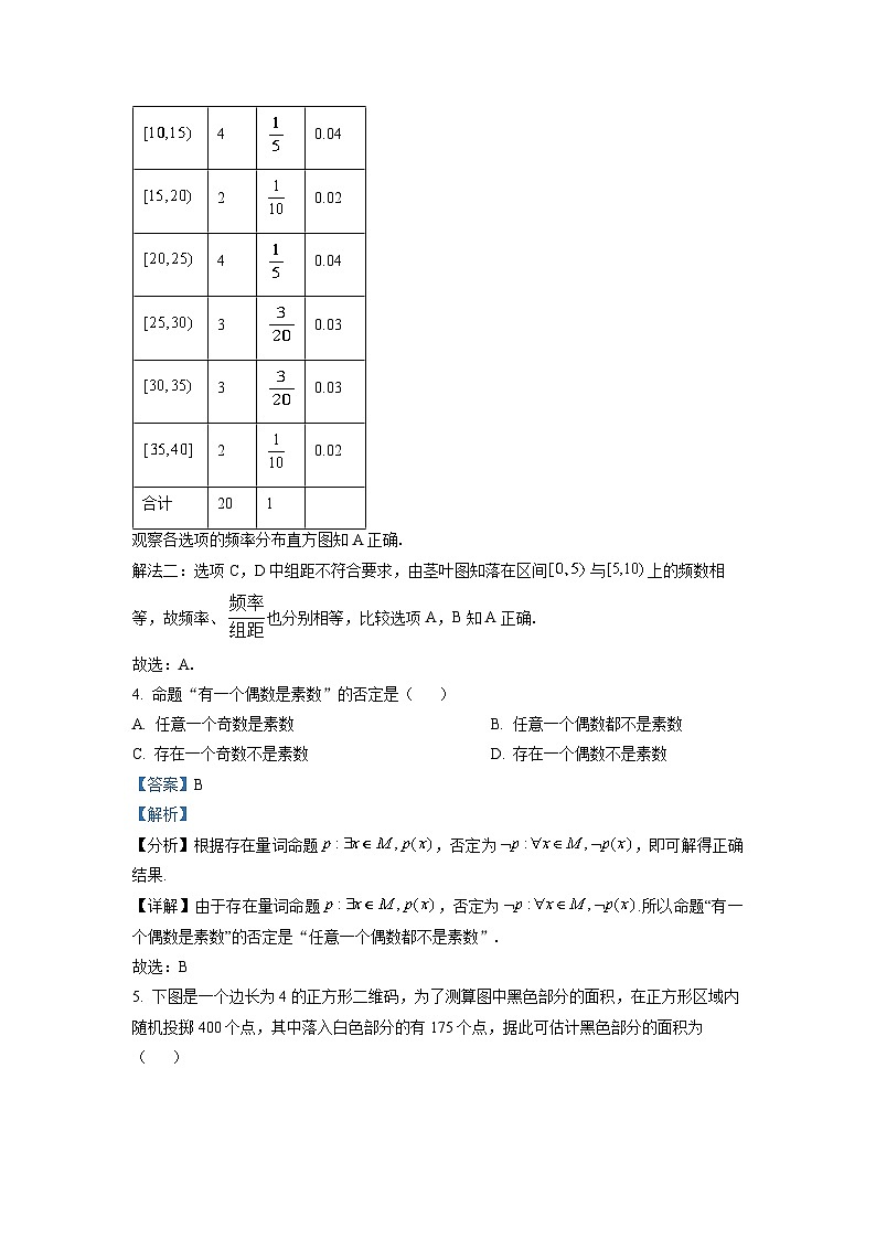 宁夏回族自治区银川一中2022-2023高三数学（文）三模试题（Word版附解析）第3页