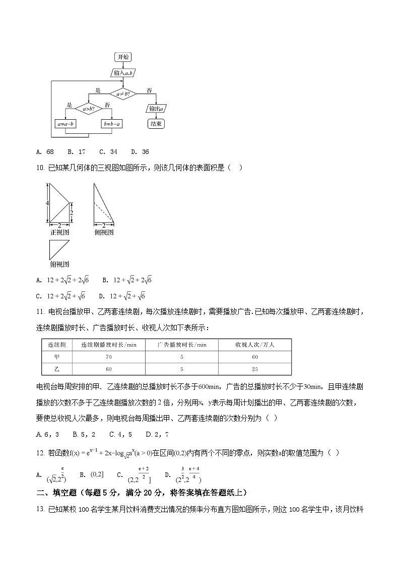河北省衡水中学2018届高三上学期七调考试数学（文）试题03