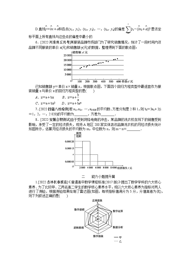 点点练41  统计与统计案例第2页