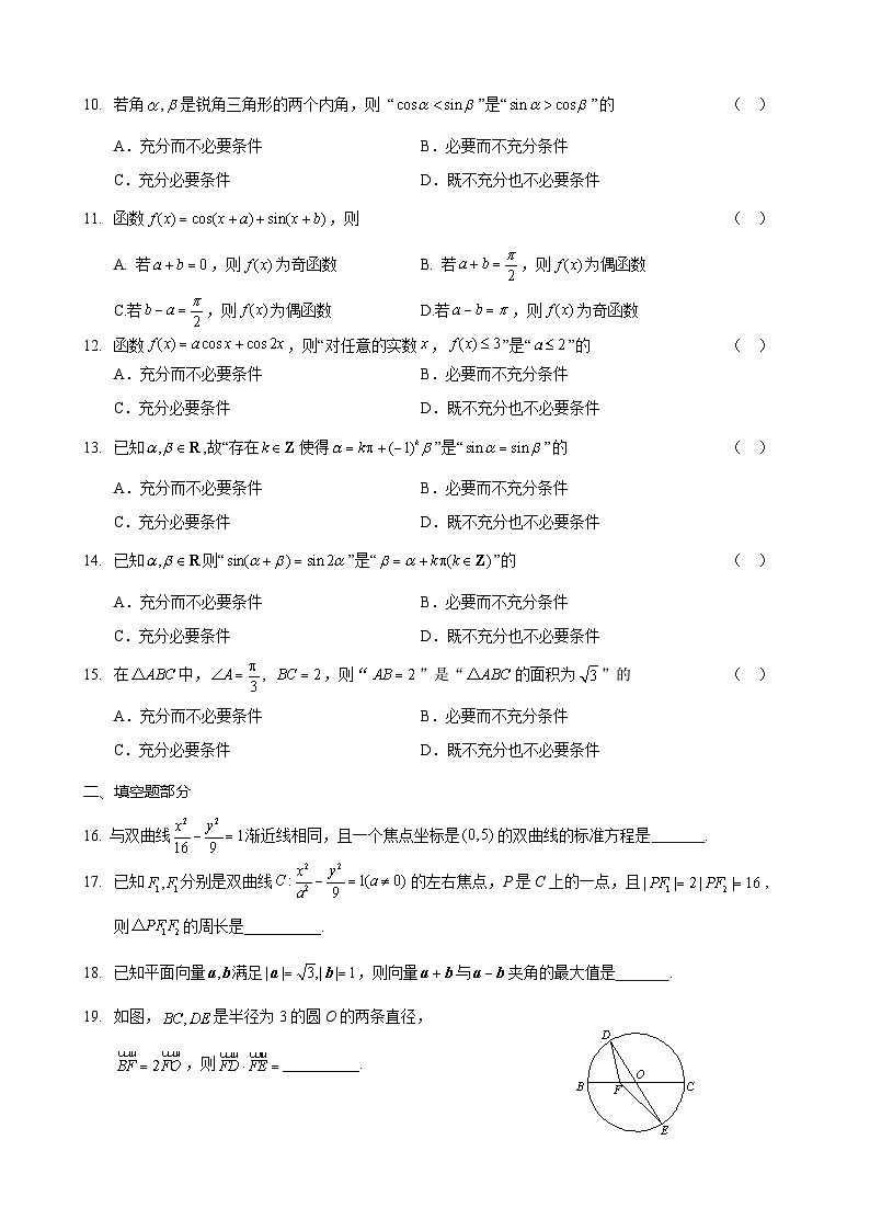 北京市海淀区2022-2023学年高三下学期查缺补漏数学试题第2页