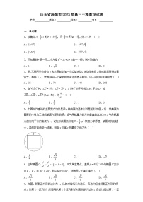 山东省淄博市2023届高三三模数学试题（含解析）