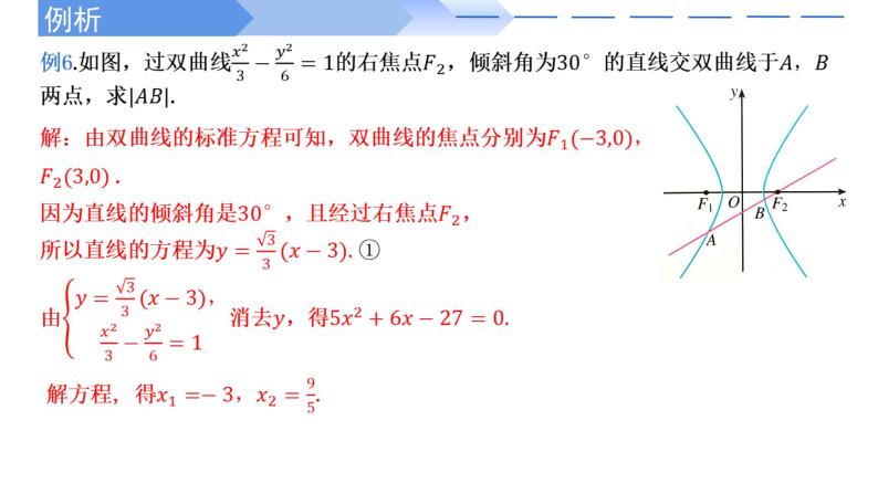 3.2.2双曲线的简单几何性质(第2课时) 课件-高中数学人教A版（2019）选择性必修第一册07