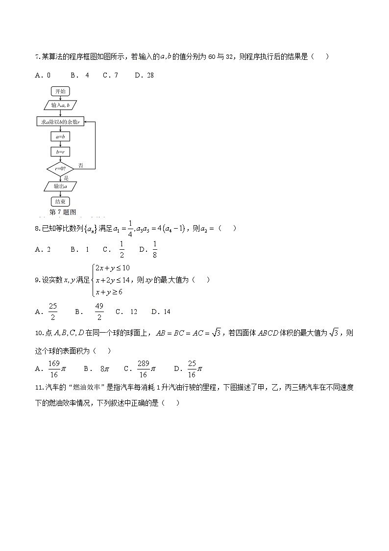 河北省衡水中学2016届高三上学期第七次调研考试文数试题解析02
