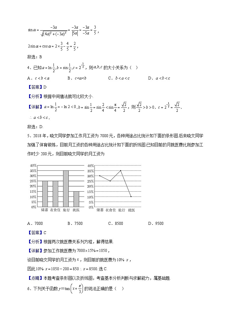 2022-2023学年甘肃省兰州第一中学高一上学期期末考试数学试题（解析版）02