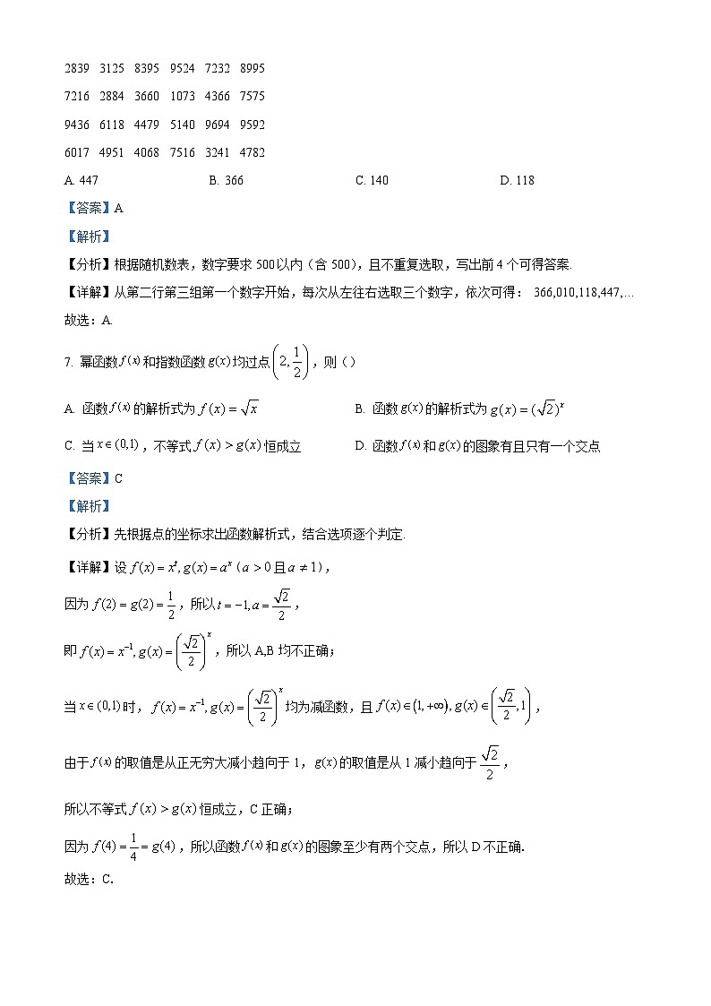2022-2023学年贵州省遵义市高一上学期期末数学试题（解析版）03