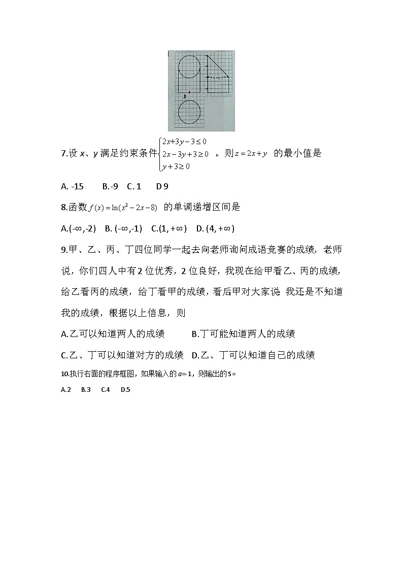 宁夏2017高考数学（文科）真题试卷02