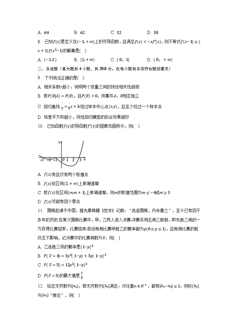 2022-2023学年山东省潍坊市高二（下）期中数学试卷（含解析）02