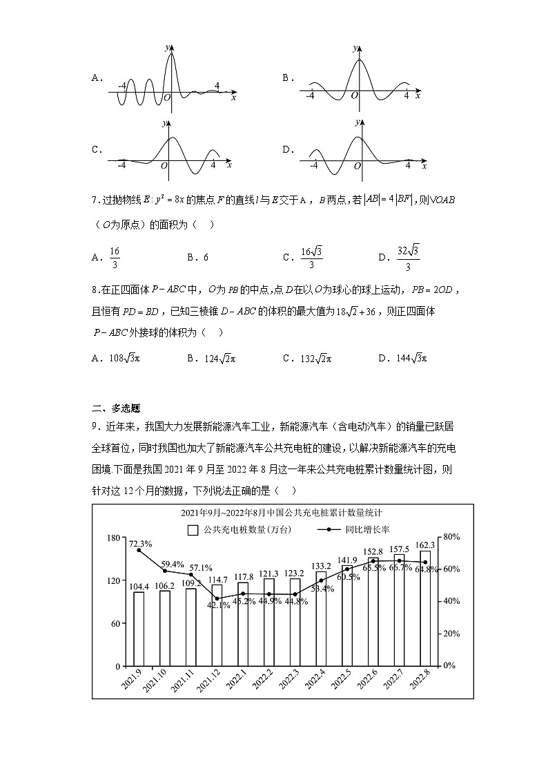 河北省2023届高三模拟（六）数学试题（含解析）02