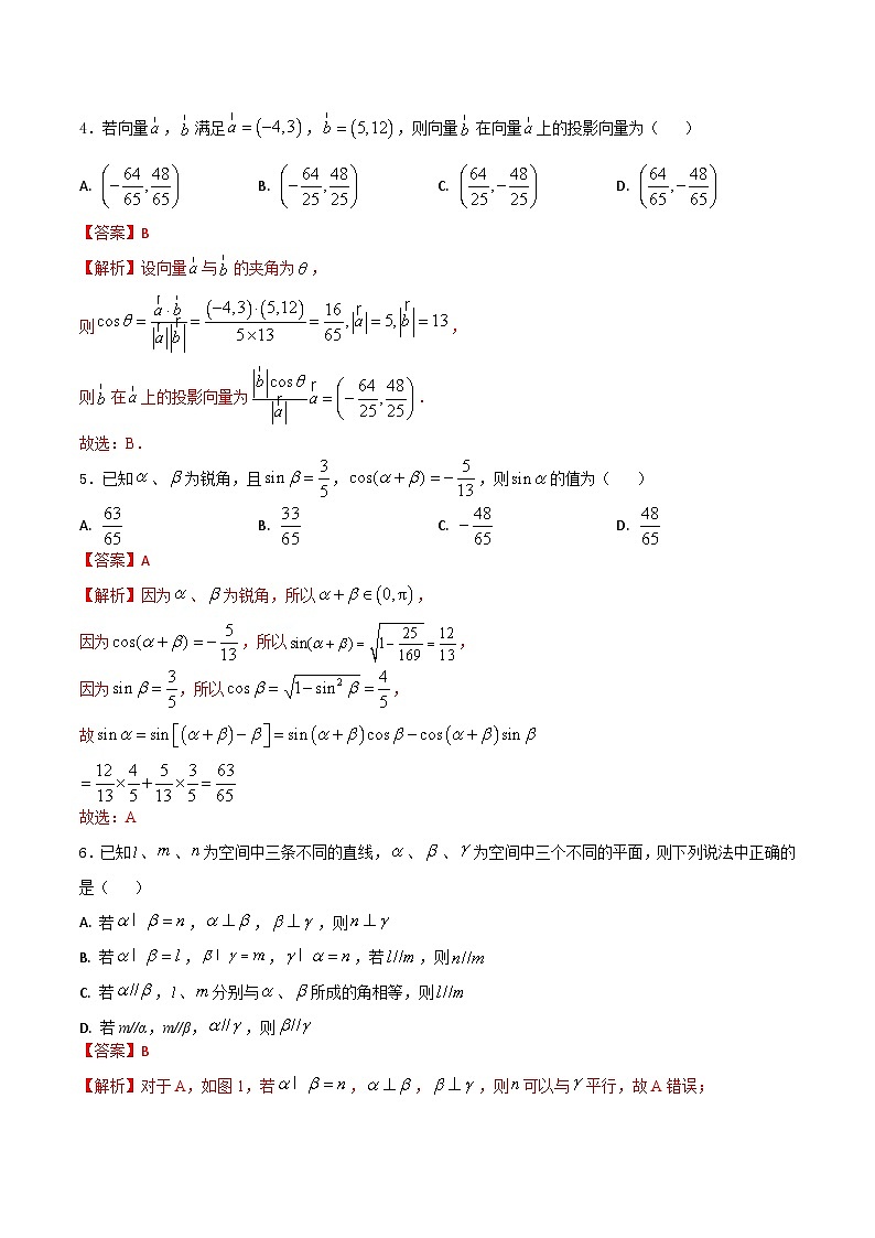 期末模拟测试卷03（解析版）-2022-2023学年高一数学下学期期末模拟测试卷（苏教版2019必修第二册）第2页