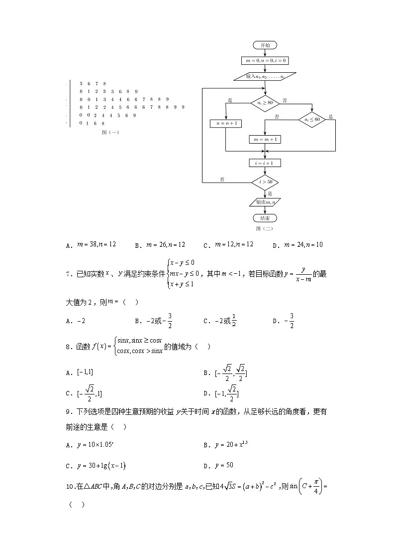 宁夏2023届高三第三次模拟考试数学（理）试卷（含解析）02