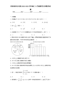 河南省部分名校2022-2023学年高三5月底联考文科数学试题（含解析）