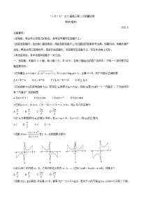 2021届安徽省“江淮十校”高三第二次质量检测（11月） 数学（理）