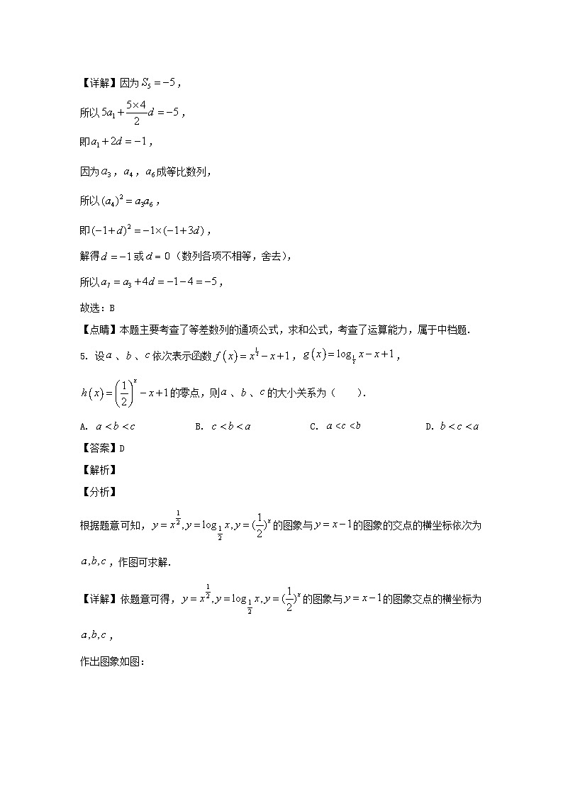 四川省攀枝花市2020届高三第三次统一考试数学（理）试题 Word版含解析第3页